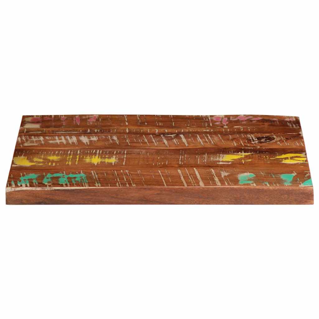 vidaXL Blat stołu, 60x50x2,5 cm, prostokątny, lite drewno z odzysku