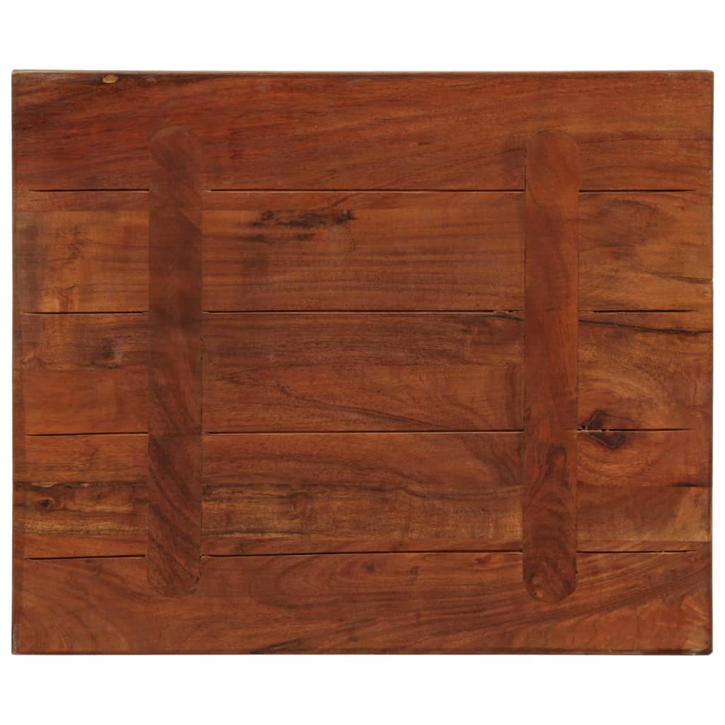 vidaXL Blat stołu, 60x50x2,5 cm, prostokątny, lite drewno z odzysku