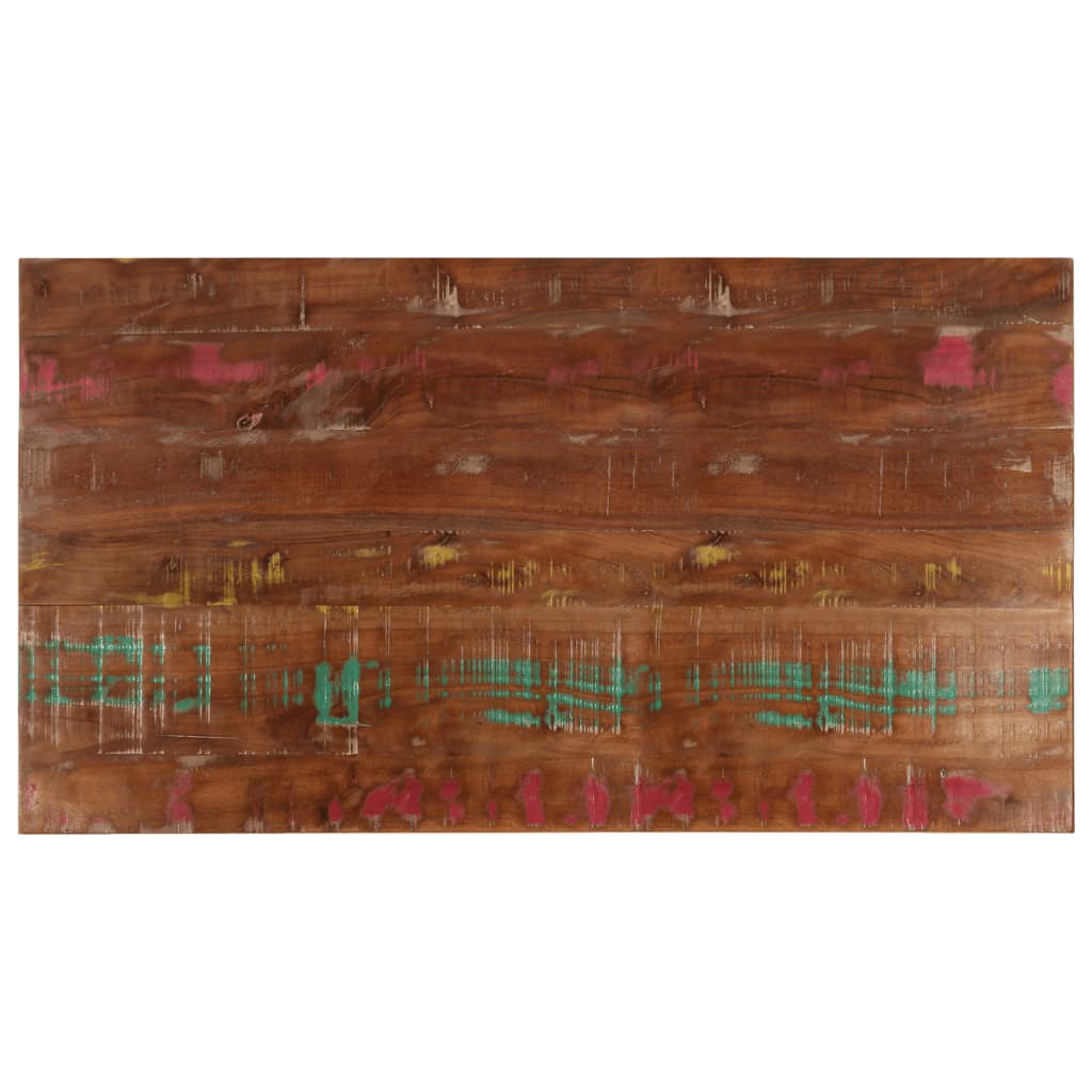 vidaXL Blat stołu, 110x50x2,5 cm, prostokątny, lite drewno z odzysku