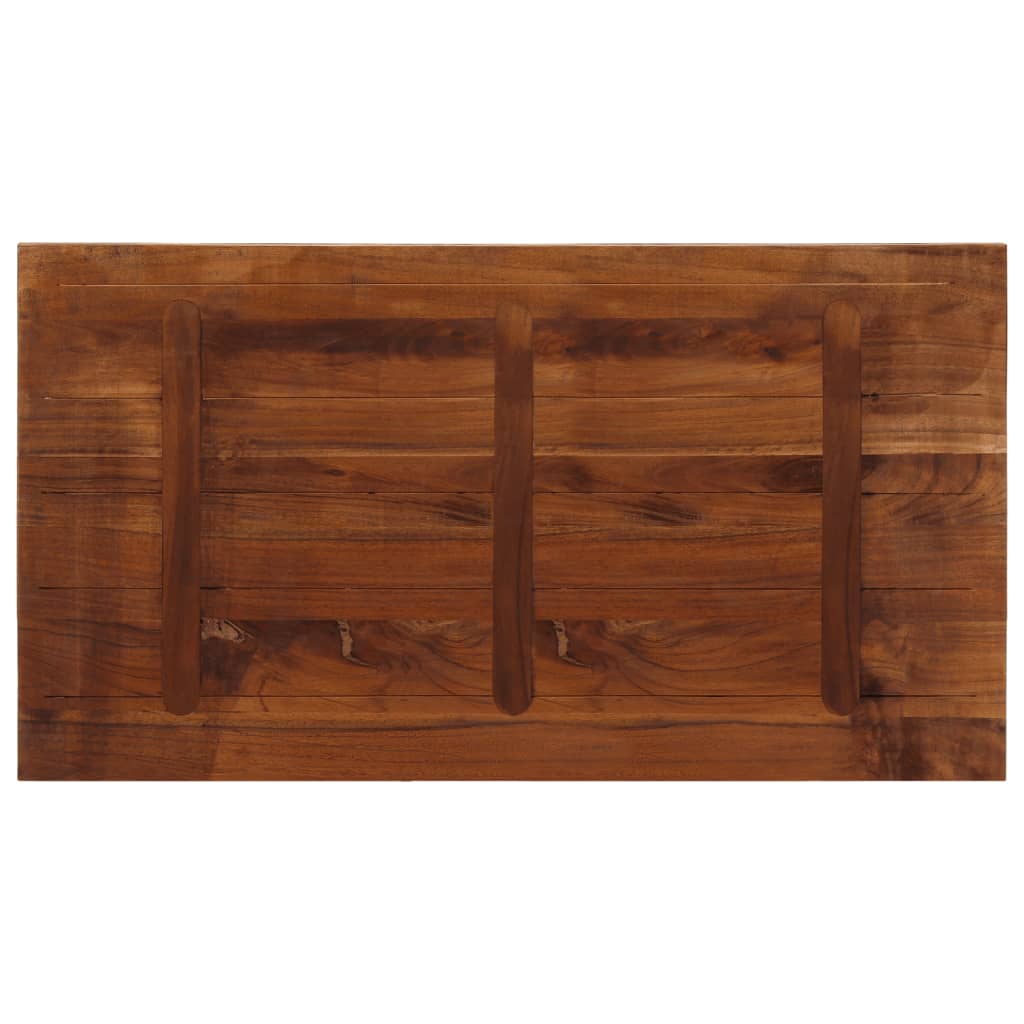 vidaXL Blat stołu, 120x50x2,5 cm, prostokątny, lite drewno z odzysku