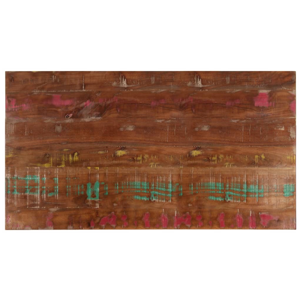 vidaXL Blat stołu, 100x60x1,5 cm, prostokątny, lite drewno z odzysku