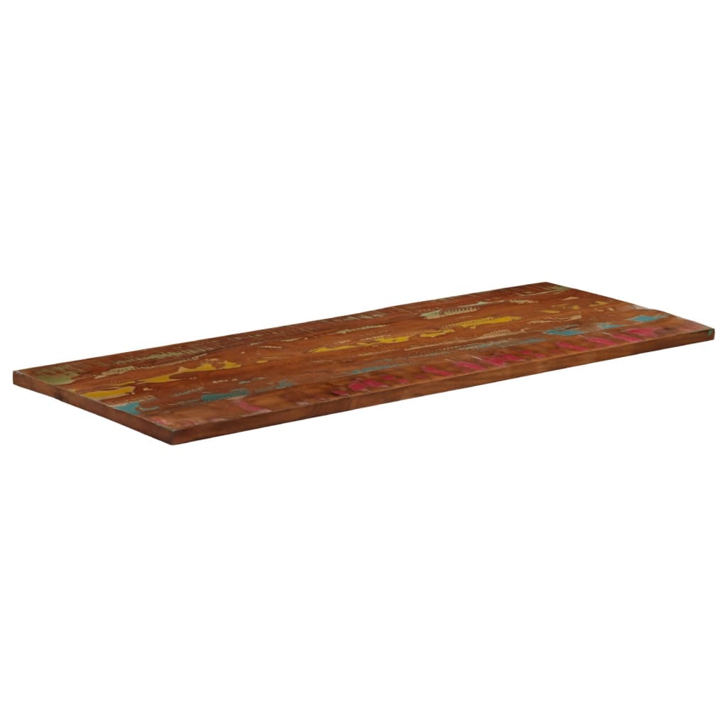 vidaXL Blat stołu, 140x60x1,5 cm, prostokątny, lite drewno z odzysku