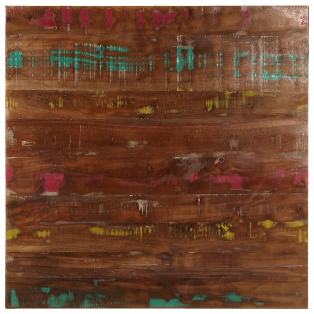 vidaXL Blat stołu, 80x80x1,5 cm, kwadratowy, lite drewno z odzysku