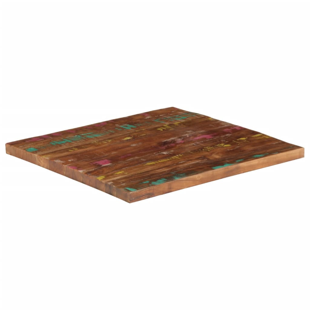 vidaXL Blat stołu, 80x80x1,5 cm, kwadratowy, lite drewno z odzysku