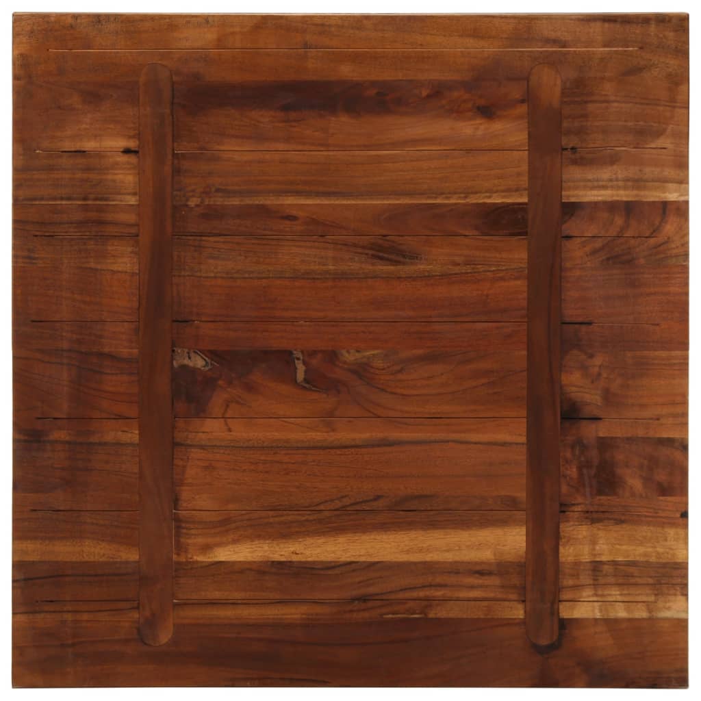 vidaXL Blat stołu, 80x80x1,5 cm, kwadratowy, lite drewno z odzysku