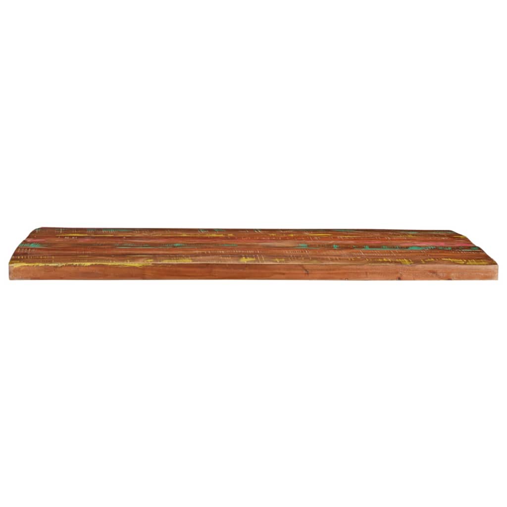 vidaXL Blat stołu, 110x80x2,5 cm, prostokątny, lite drewno z odzysku