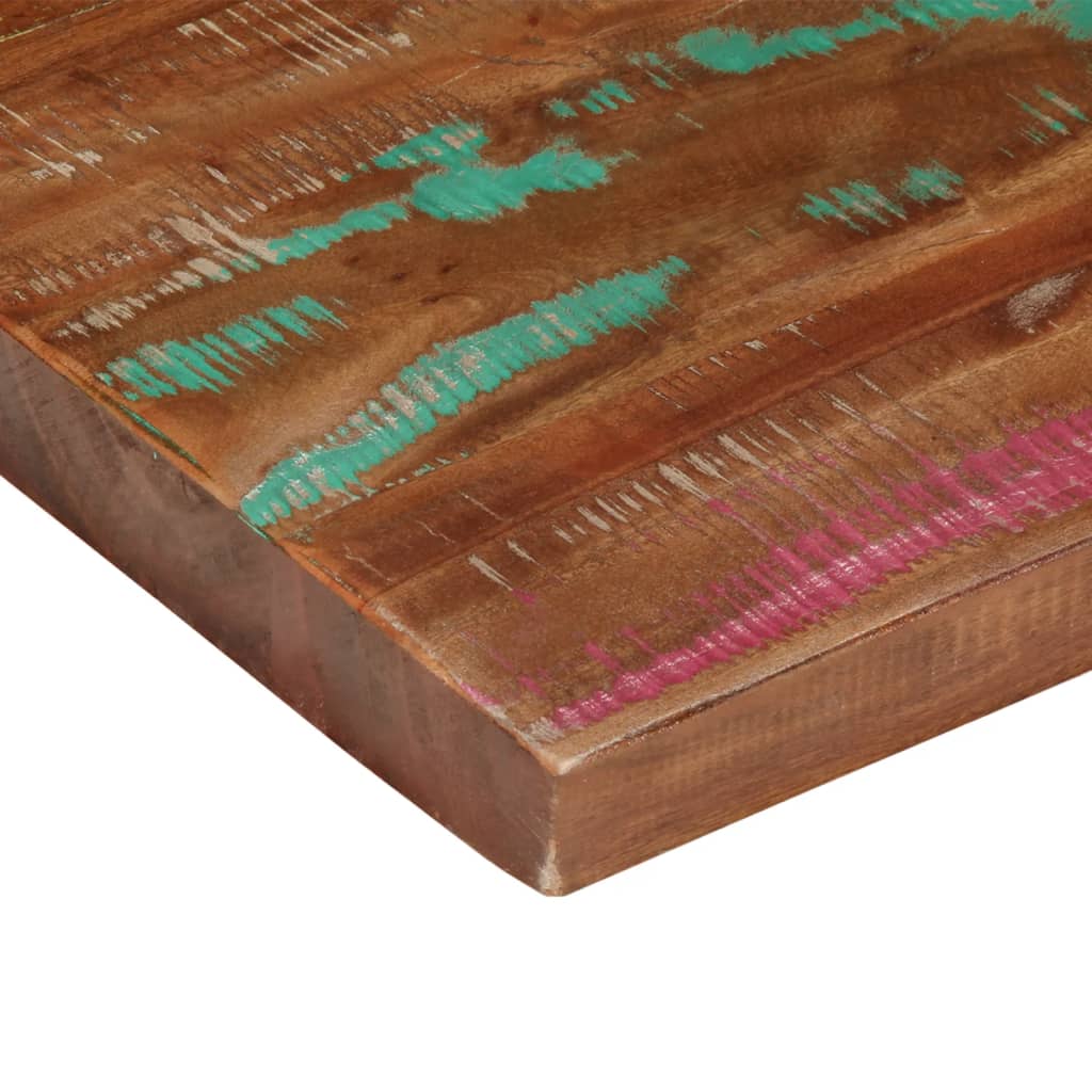 vidaXL Blat stołu, 110x80x2,5 cm, prostokątny, lite drewno z odzysku