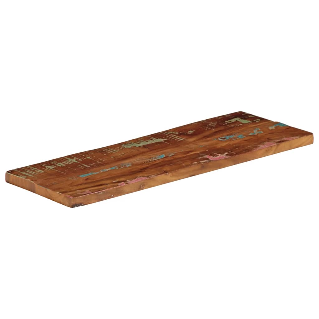 vidaXL Blat stołu, 80x20x3,8 cm, prostokątny, lite drewno z odzysku