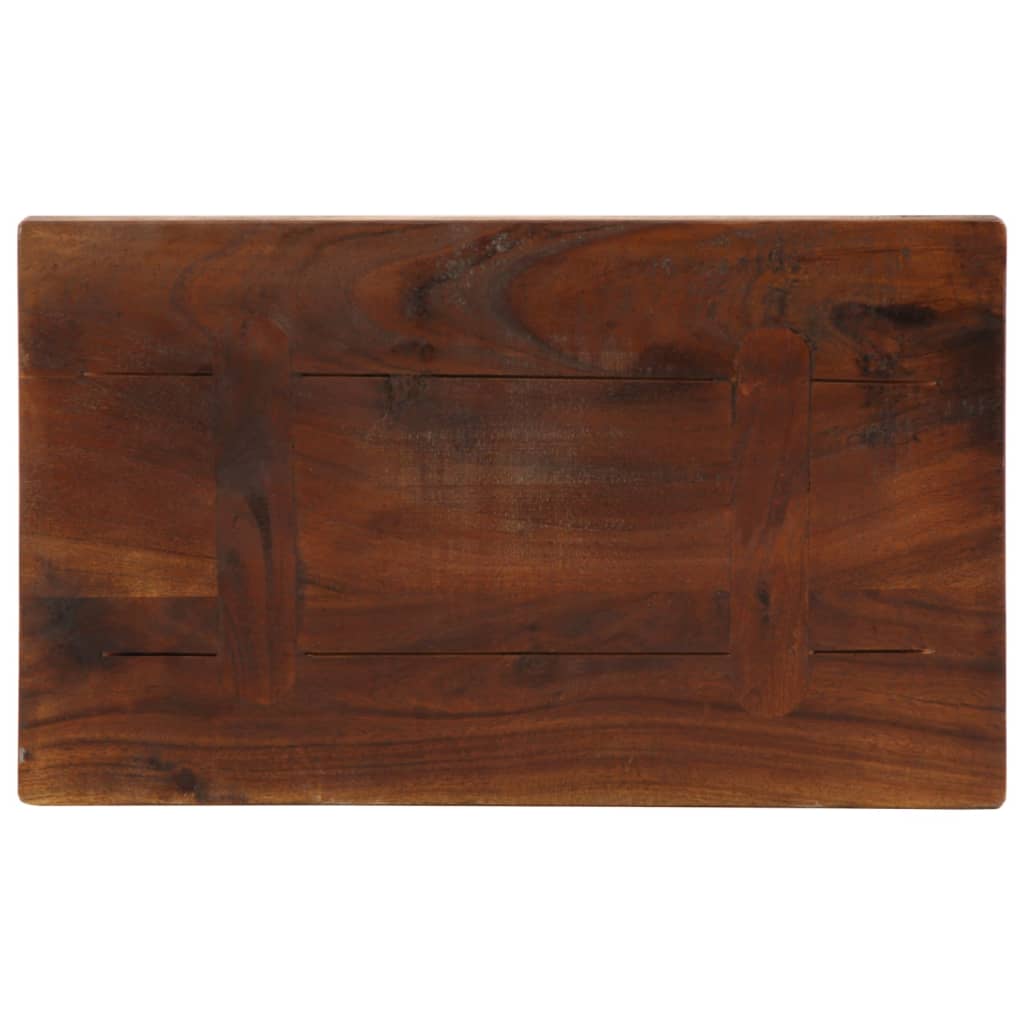 vidaXL Blat stołu, 50x30x3,8 cm, prostokątny, lite drewno z odzysku