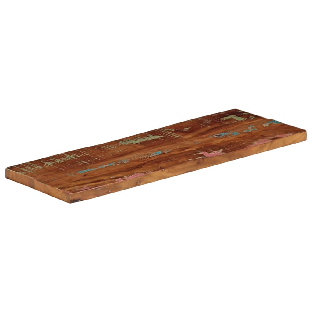 vidaXL Blat stołu, 80x30x3,8 cm, prostokątny, lite drewno z odzysku