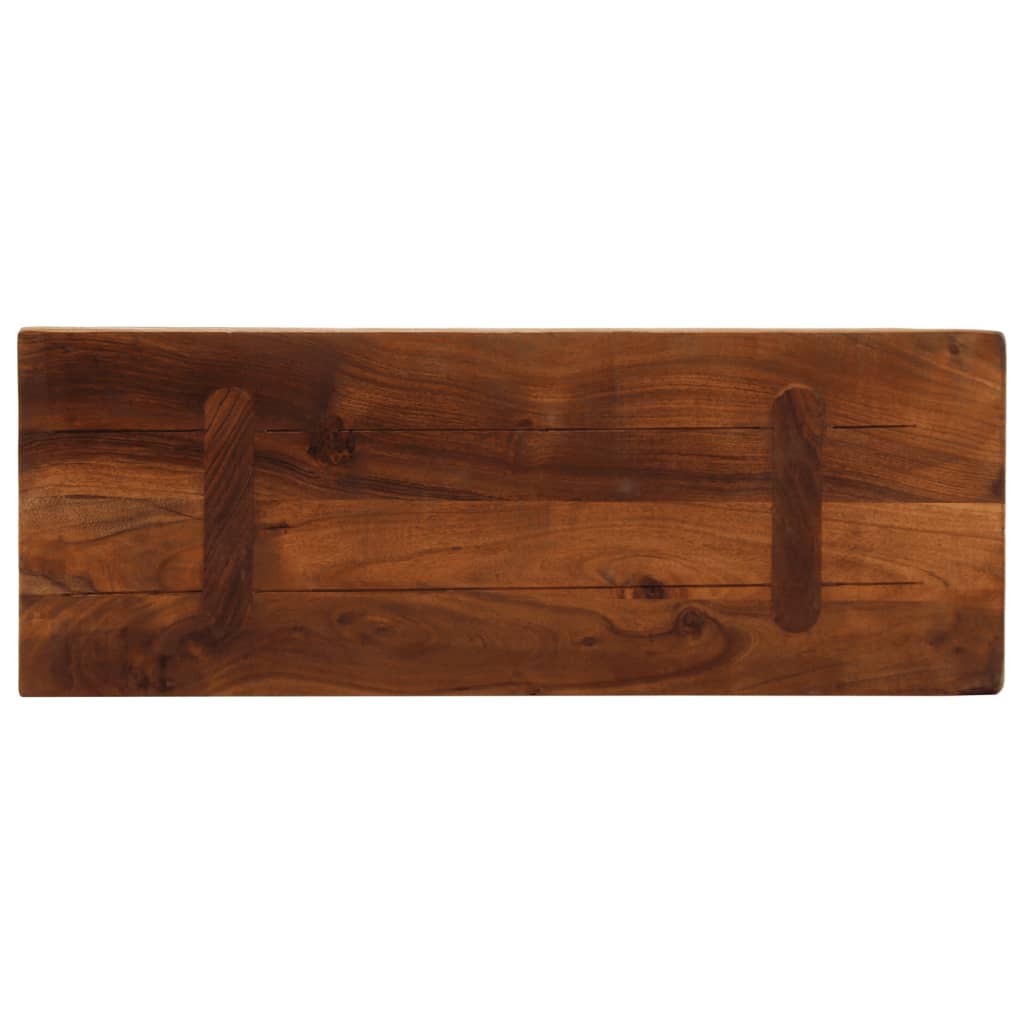 vidaXL Blat stołu, 70x40x3,8 cm, prostokątny, lite drewno z odzysku