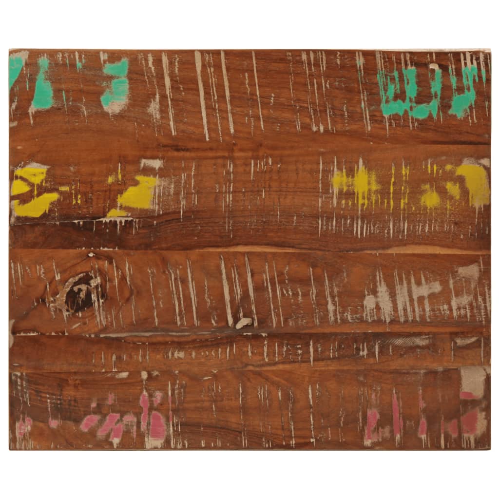 vidaXL Blat stołu, 60x50x3,8 cm, prostokątny, lite drewno z odzysku