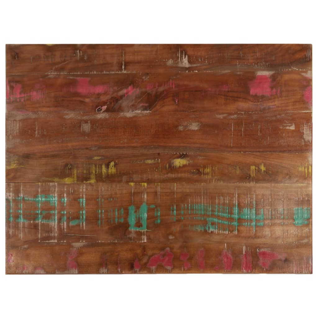 vidaXL Blat stołu, 90x60x3,8 cm, prostokątny, lite drewno z odzysku