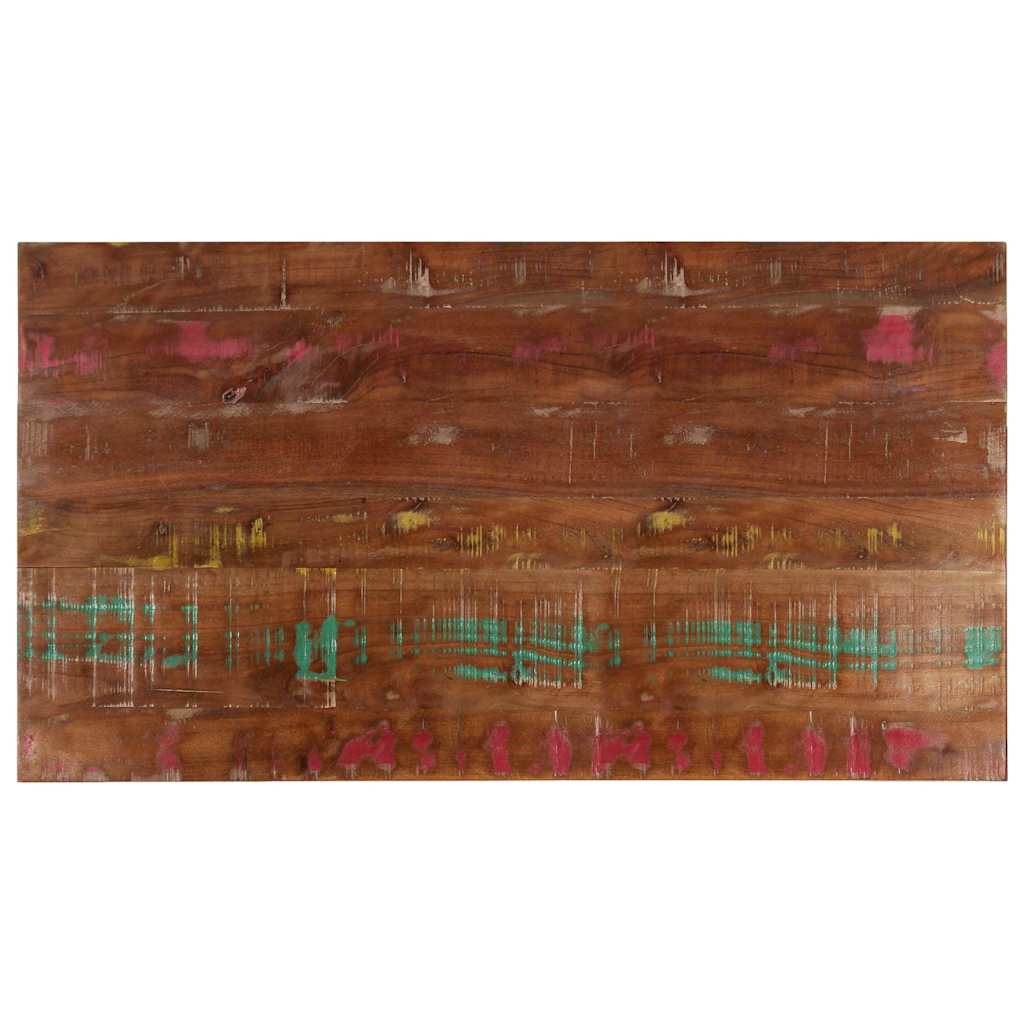 vidaXL Blat stołu, 100x60x3,8 cm, prostokątny, lite drewno z odzysku