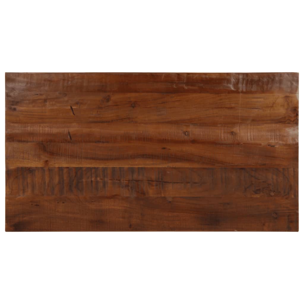 vidaXL Blat stołu, 110x50x2,5 cm, prostokątny, lite drewno z odzysku