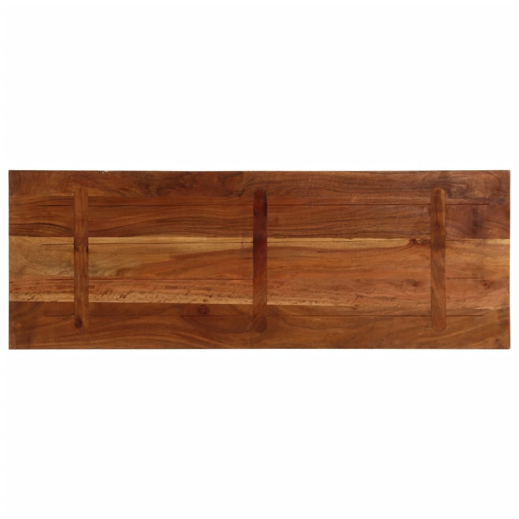 vidaXL Blat stołu, 140x50x2,5 cm, prostokątny, lite drewno z odzysku