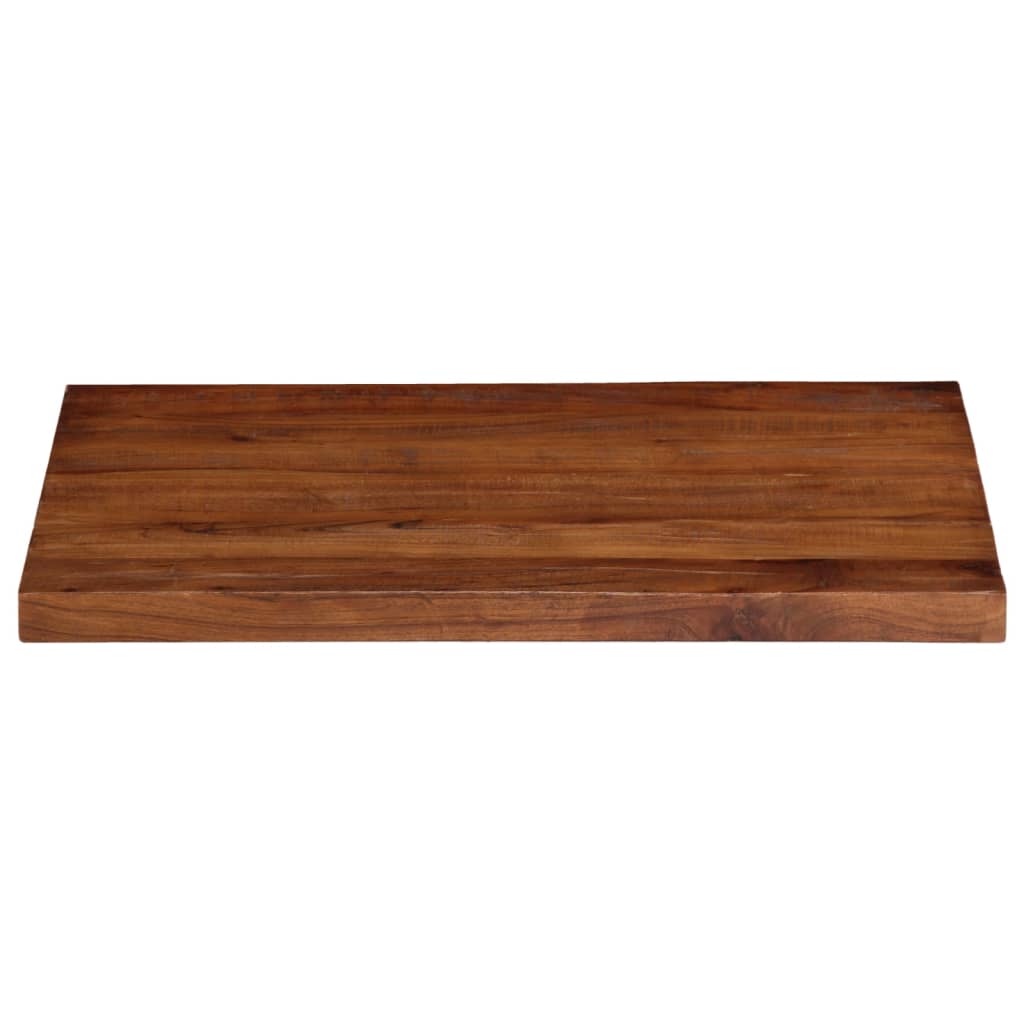 vidaXL Blat stołu, 80x60x2,5 cm, prostokątny, lite drewno z odzysku