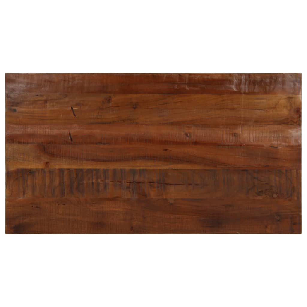 vidaXL Blat stołu, 100x70x2,5 cm, prostokątny, lite drewno z odzysku