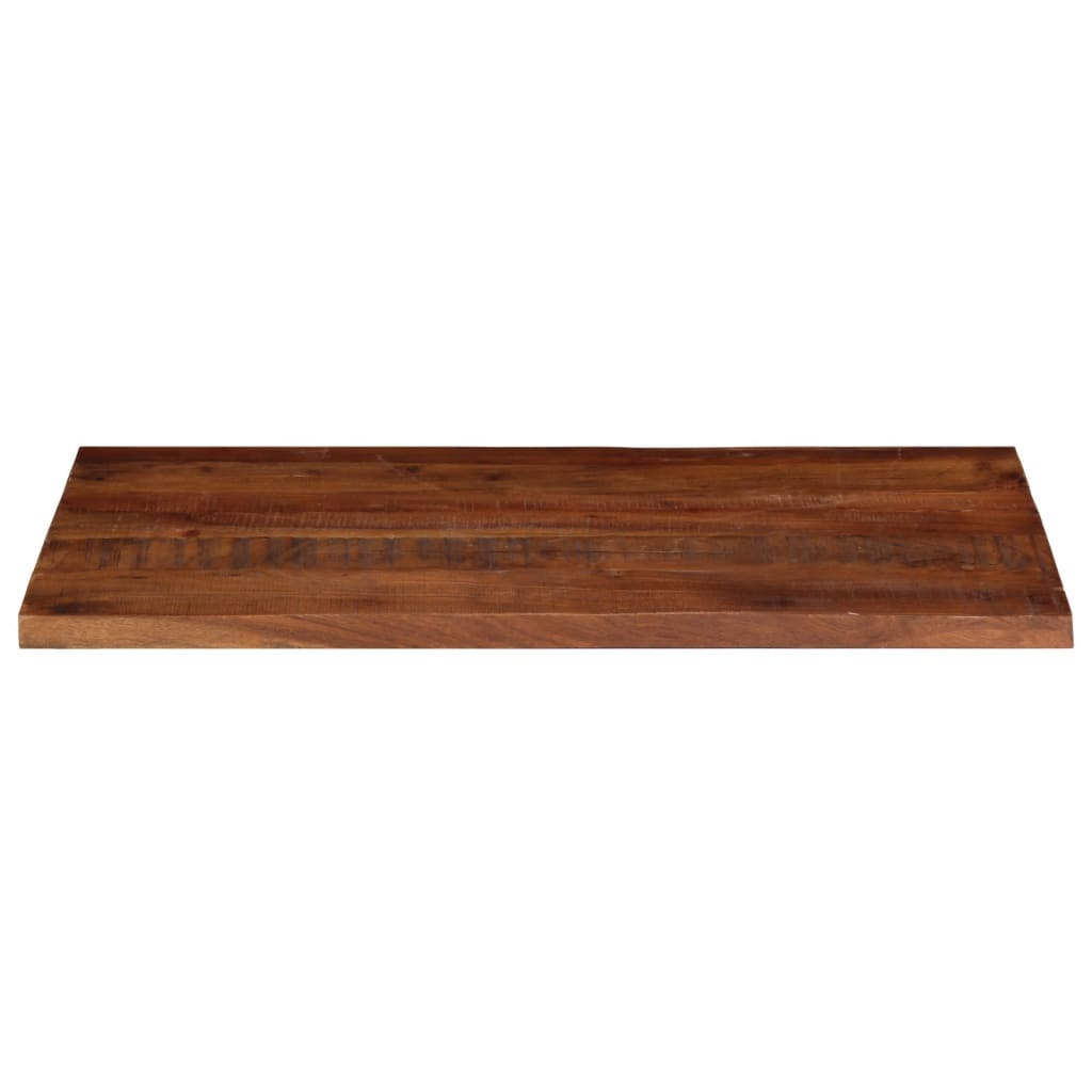 vidaXL Blat stołu, 100x70x2,5 cm, prostokątny, lite drewno z odzysku