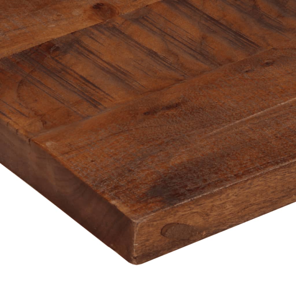 vidaXL Blat stołu, 100x70x2,5 cm, prostokątny, lite drewno z odzysku