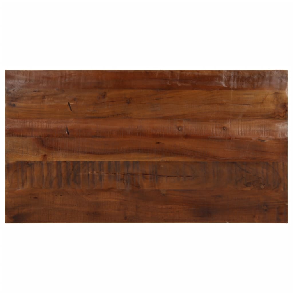 vidaXL Blat stołu, 120x70x2,5 cm, prostokątny, lite drewno z odzysku