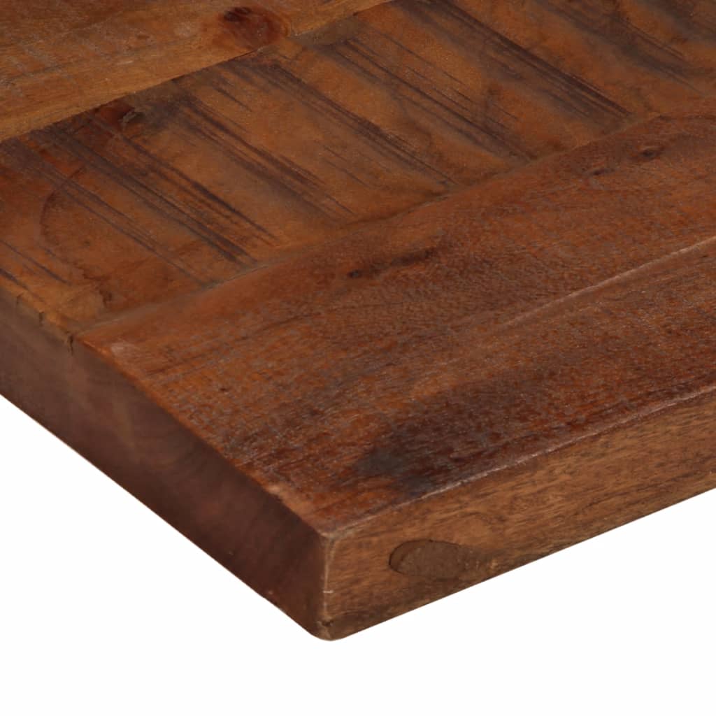 vidaXL Blat stołu, 120x70x2,5 cm, prostokątny, lite drewno z odzysku