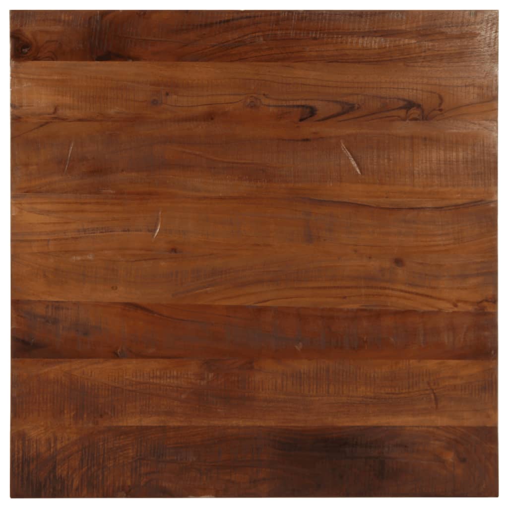 vidaXL Blat stołu, 80x80x2,5 cm, kwadratowy, lite drewno z odzysku