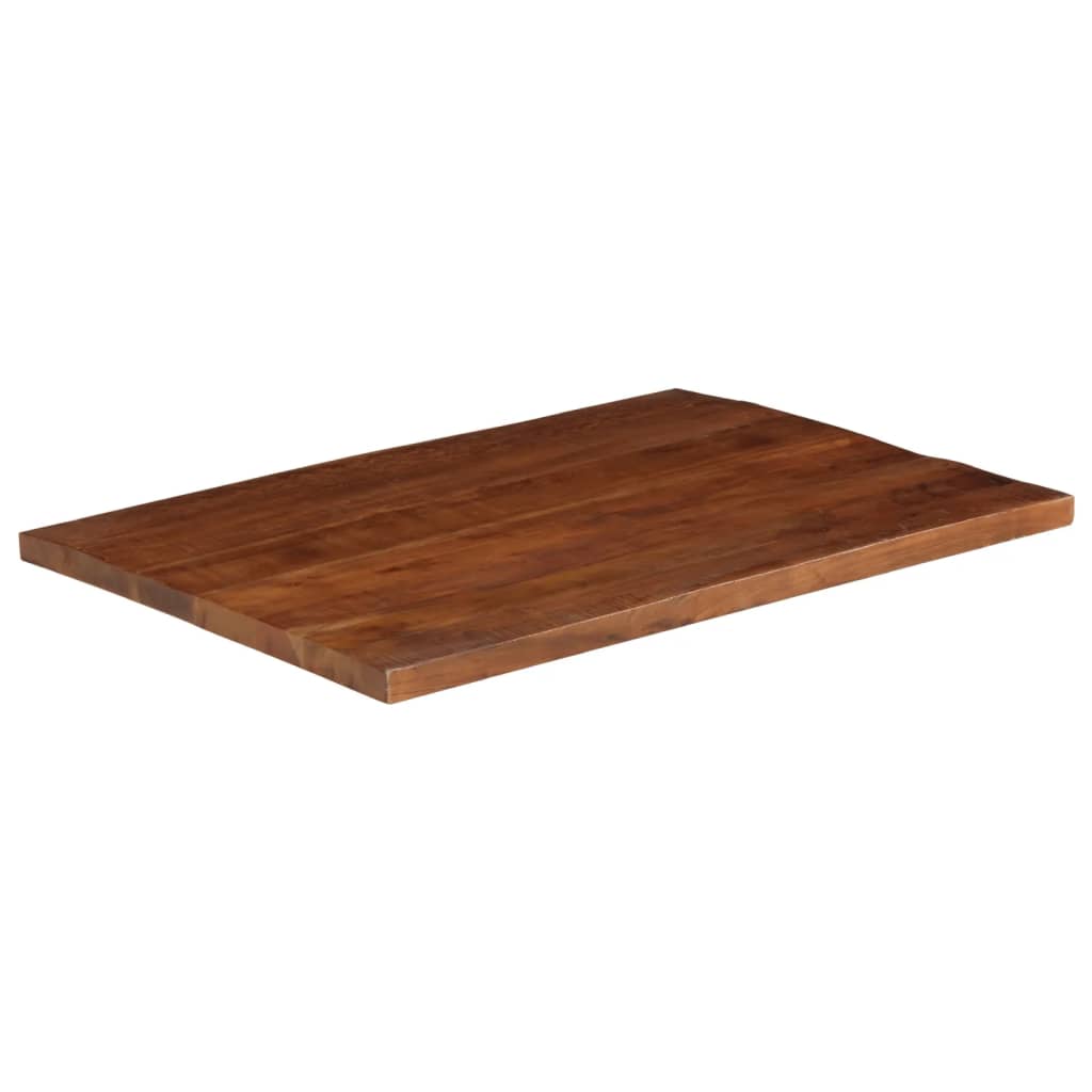 vidaXL Blat stołu, 90x80x2,5 cm, prostokątny, lite drewno z odzysku
