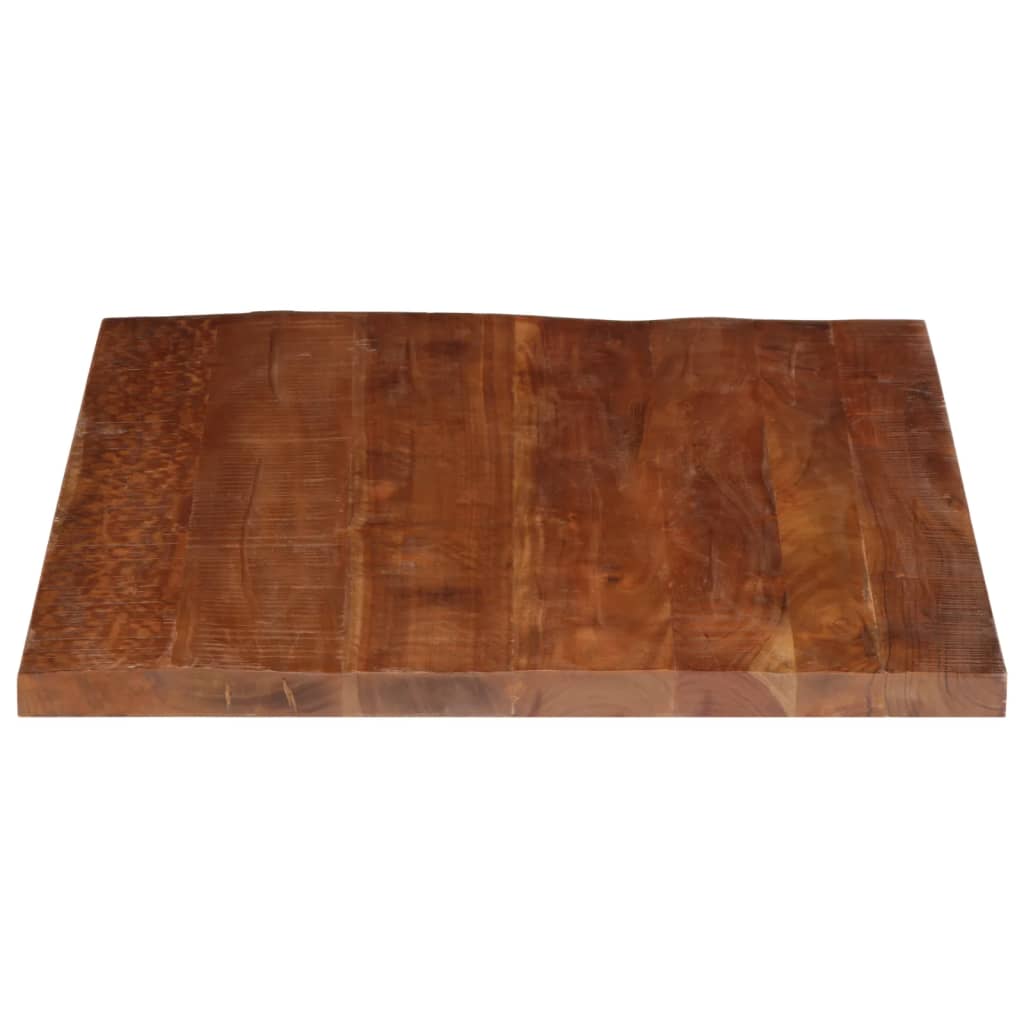 vidaXL Blat stołu, 90x80x2,5 cm, prostokątny, lite drewno z odzysku