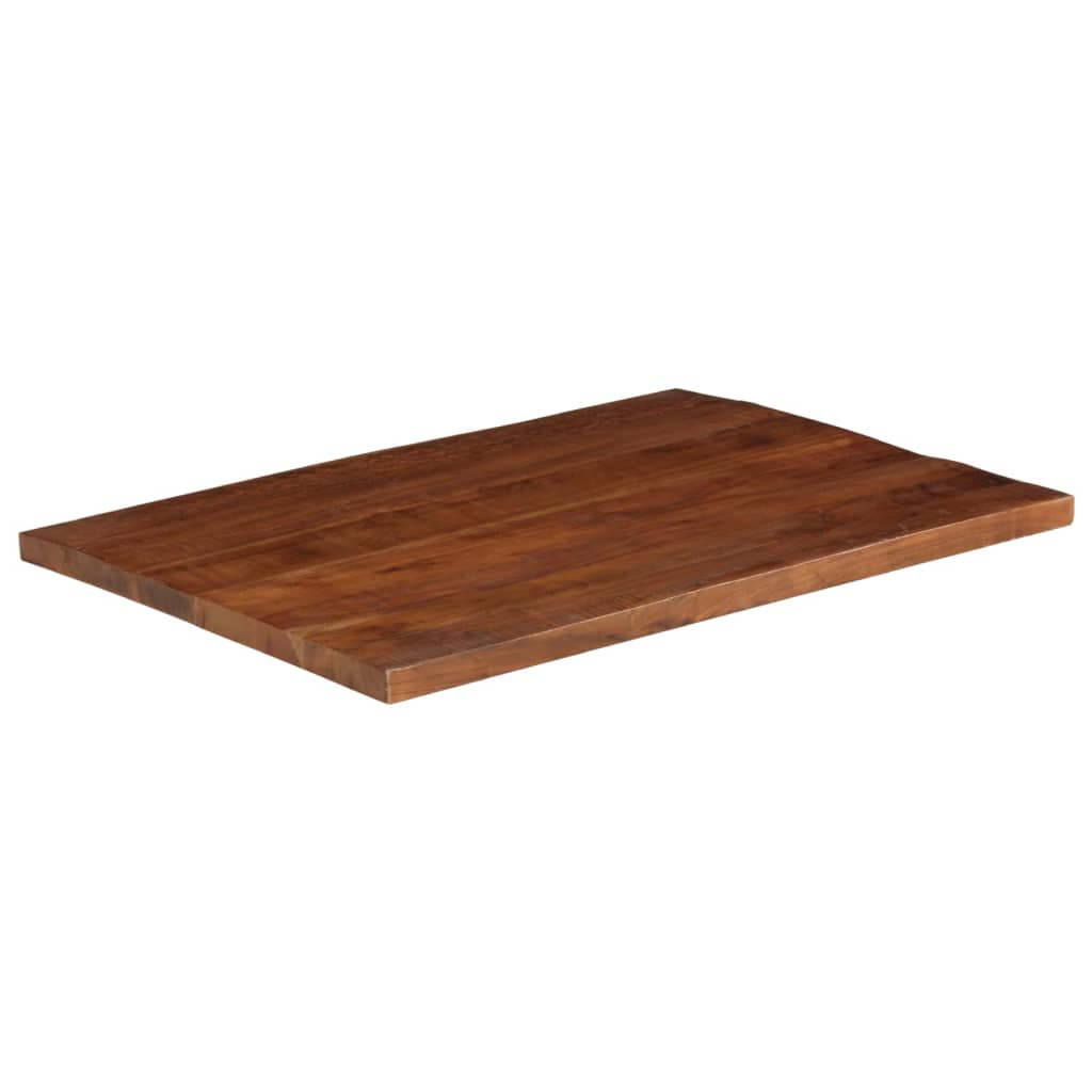 vidaXL Blat stołu, 100x80x2,5 cm, prostokątny, lite drewno z odzysku
