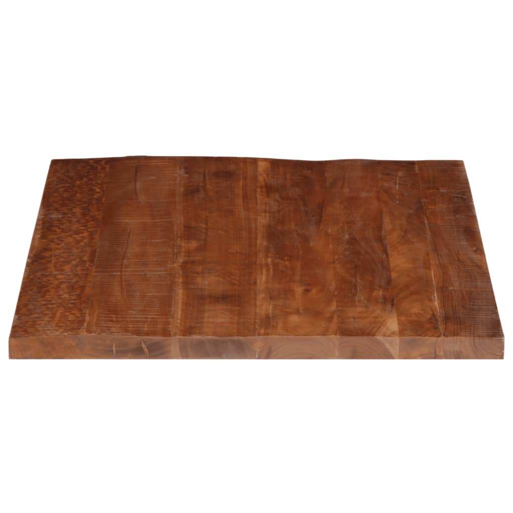 vidaXL Blat stołu, 100x80x2,5 cm, prostokątny, lite drewno z odzysku