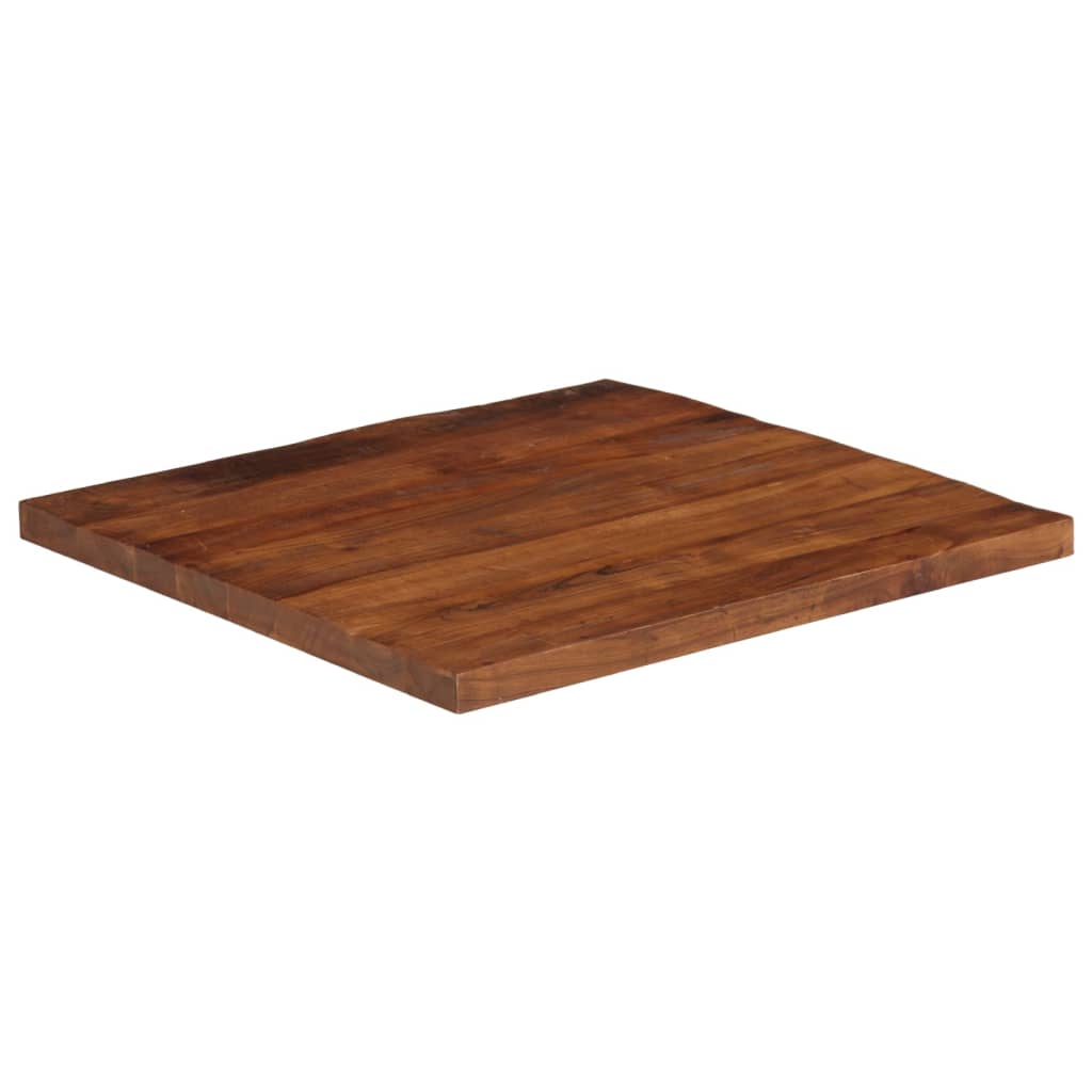 vidaXL Blat do stołu, 90x90x2,5 cm, kwadratowy, lite drewno z odzysku