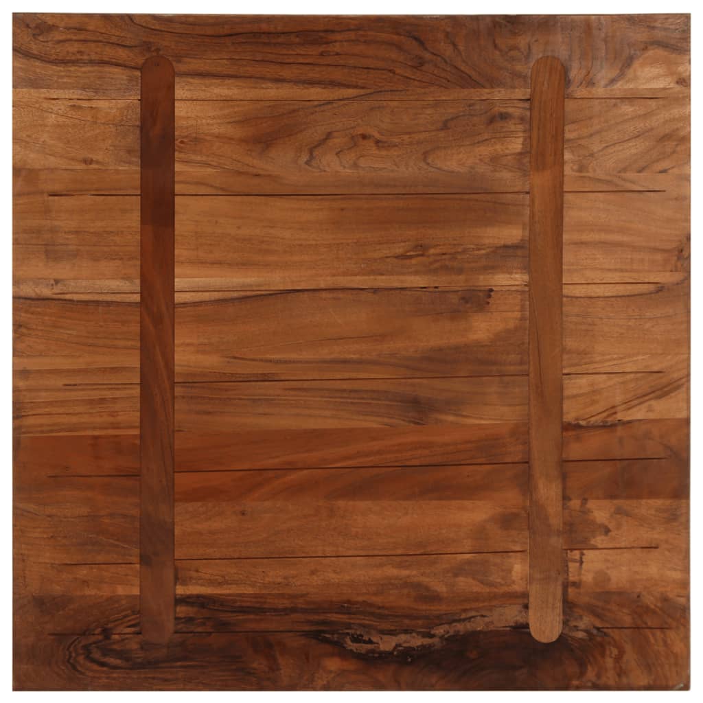 vidaXL Blat do stołu, 90x90x2,5 cm, kwadratowy, lite drewno z odzysku