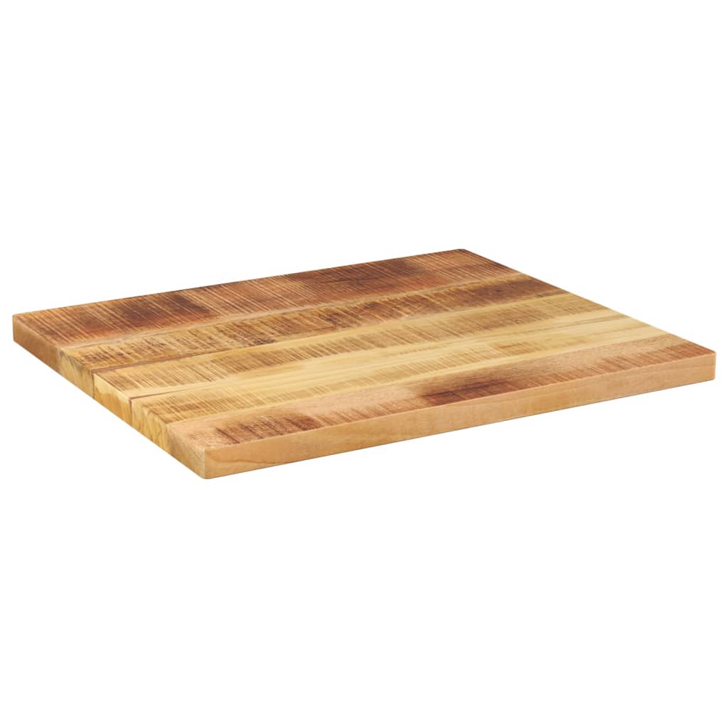vidaXL Blat do stolika, 60x50x2,5 cm, prostokątny, surowe drewno mango