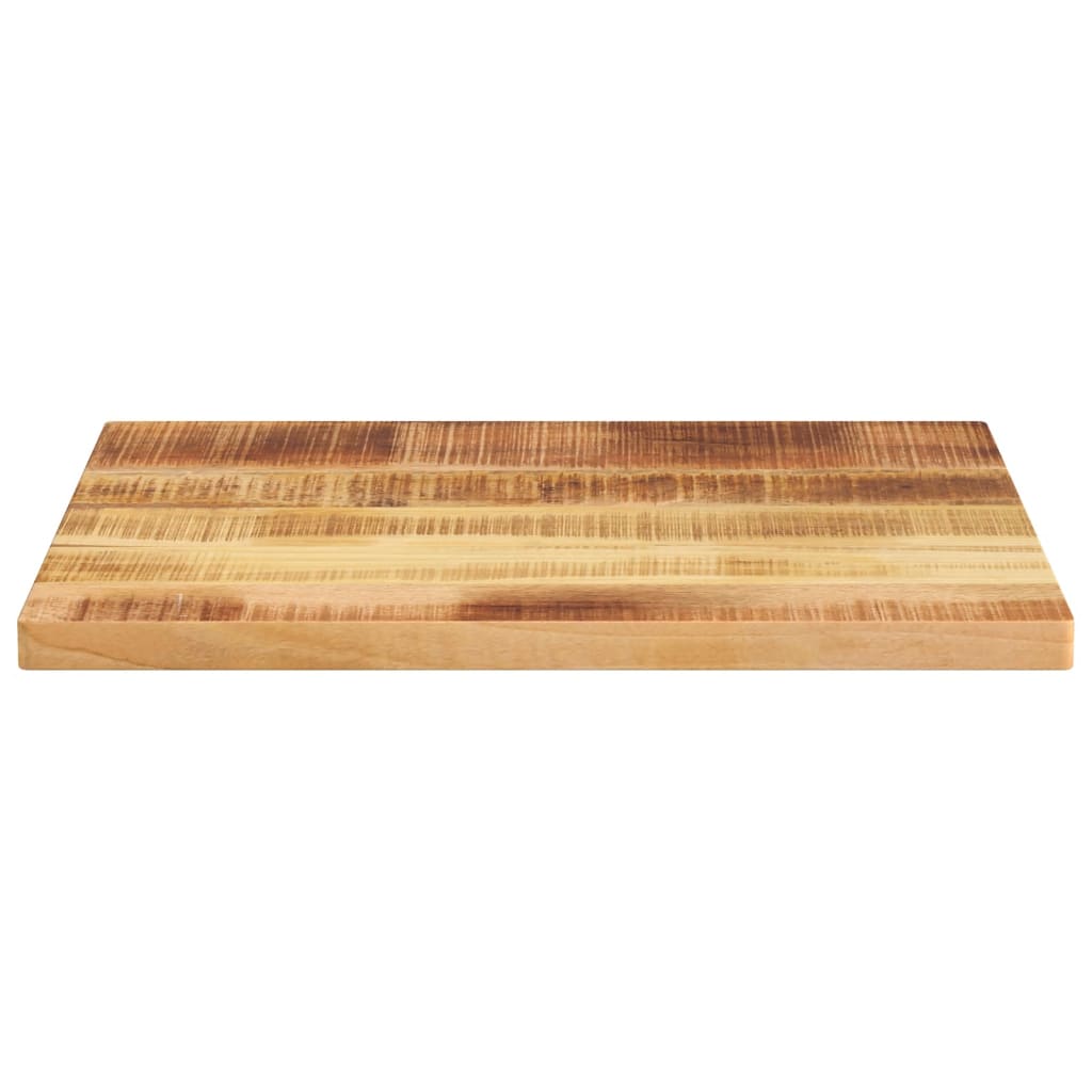 vidaXL Blat do stolika, 60x50x2,5 cm, prostokątny, surowe drewno mango