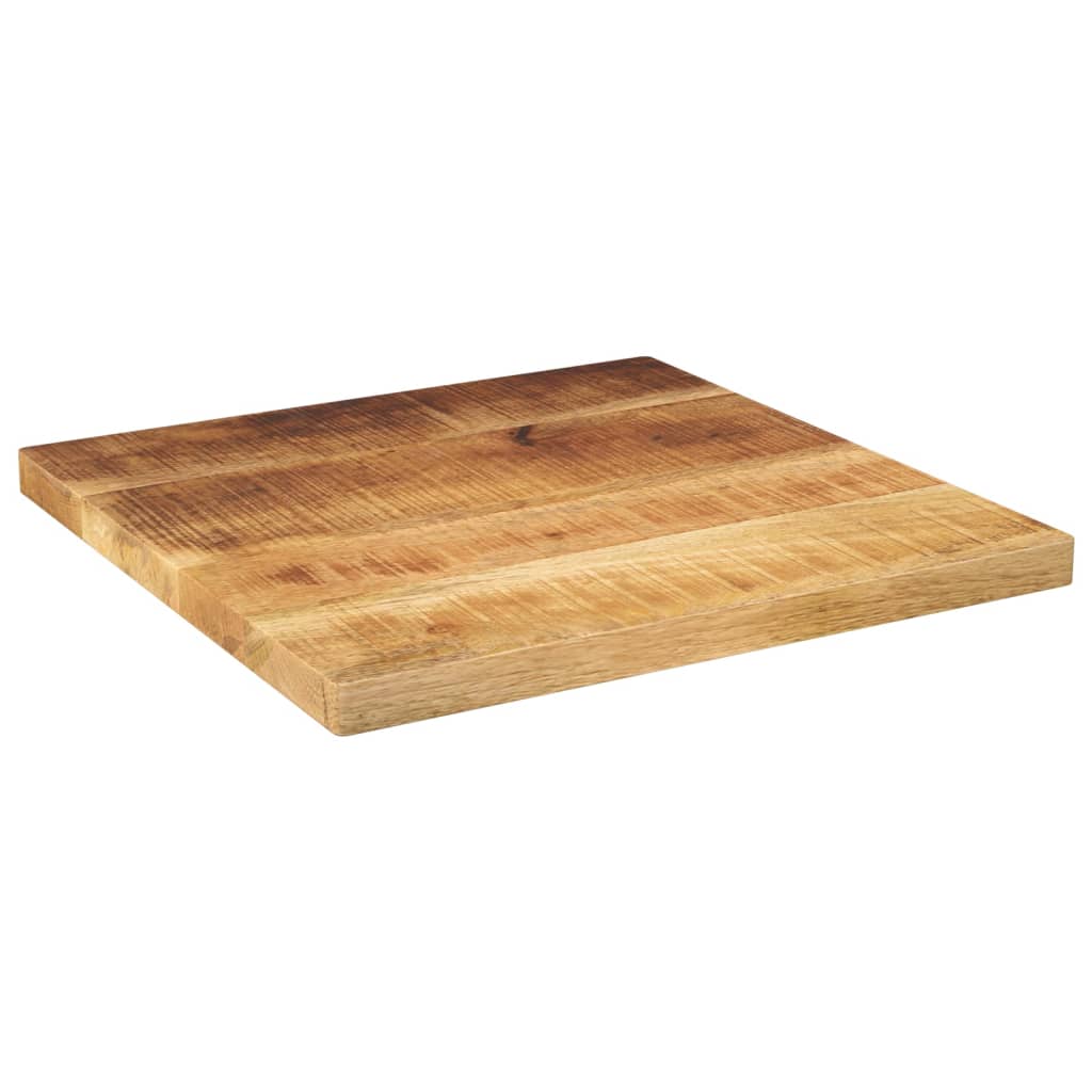 vidaXL Blat do stolika, 60x60x1,5 cm, kwadratowy, surowe drewno mango