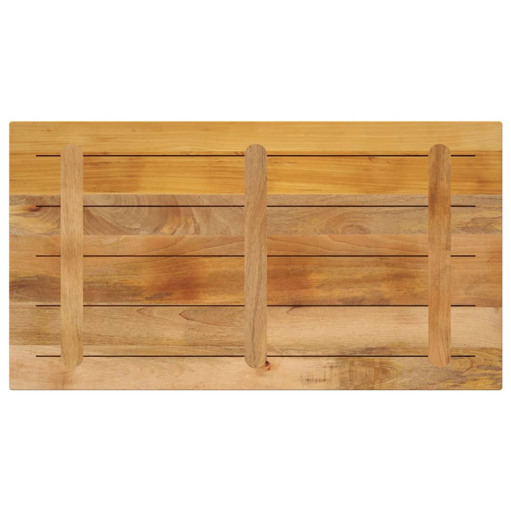 vidaXL Blat do stołu, 110x60x2,5 cm, prostokątny, surowe drewno mango