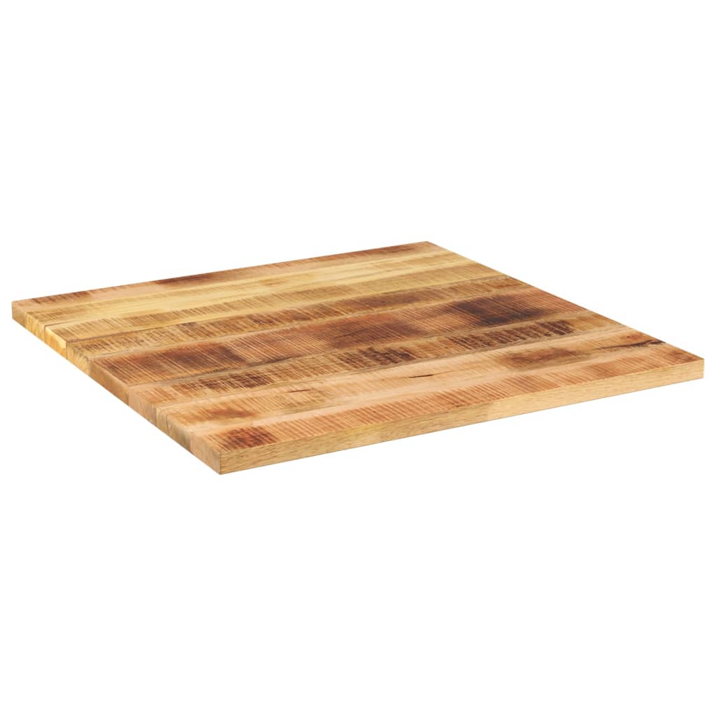 vidaXL Blat do stolika, 70x70x2,5 cm, kwadratowy, surowe drewno mango