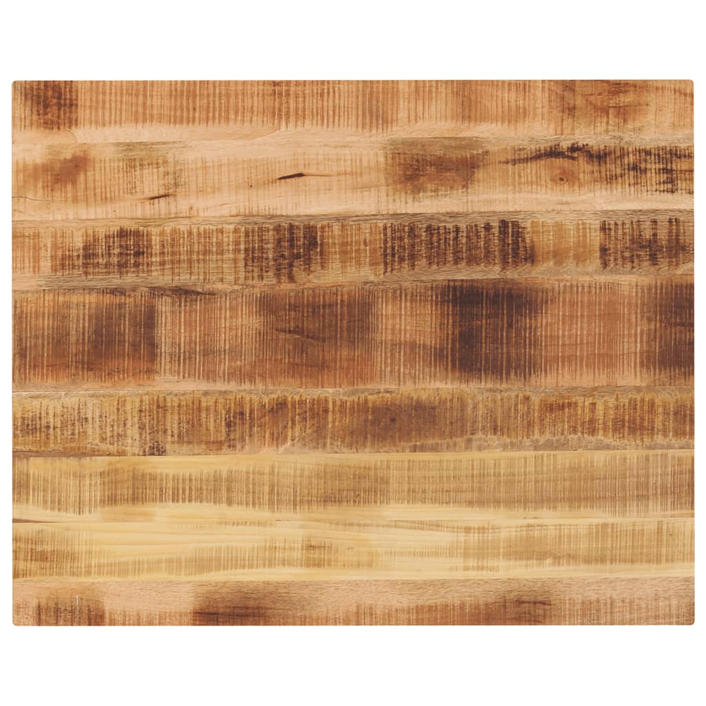 vidaXL Blat do stołu, 110x80x2,5 cm, prostokątny, surowe drewno mango