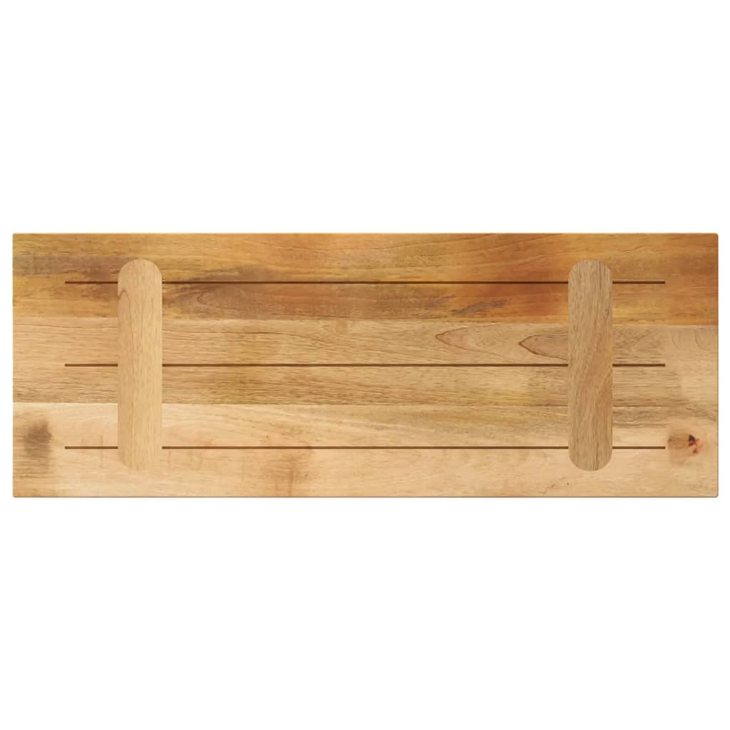vidaXL Blat do stolika, 70x20x3,8 cm, prostokątny, surowe drewno mango