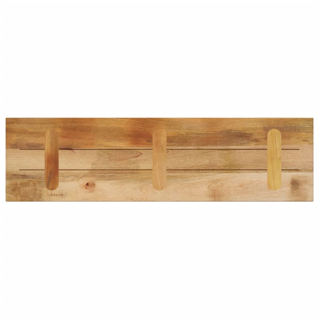 vidaXL Blat do stołu, 120x20x3,8 cm, prostokątny, surowe drewno mango