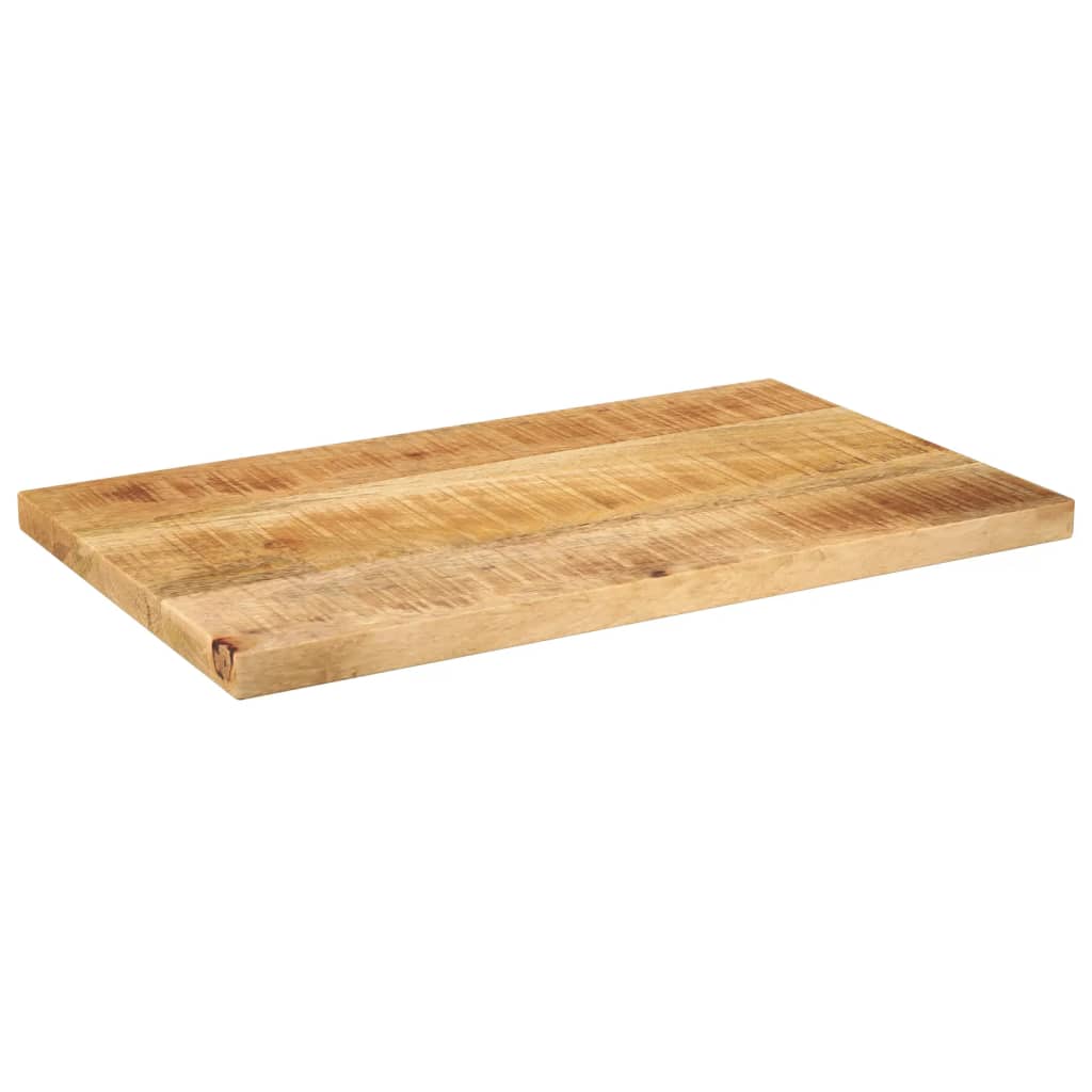vidaXL Blat do stolika, 60x30x3,8 cm, prostokątny, surowe drewno mango