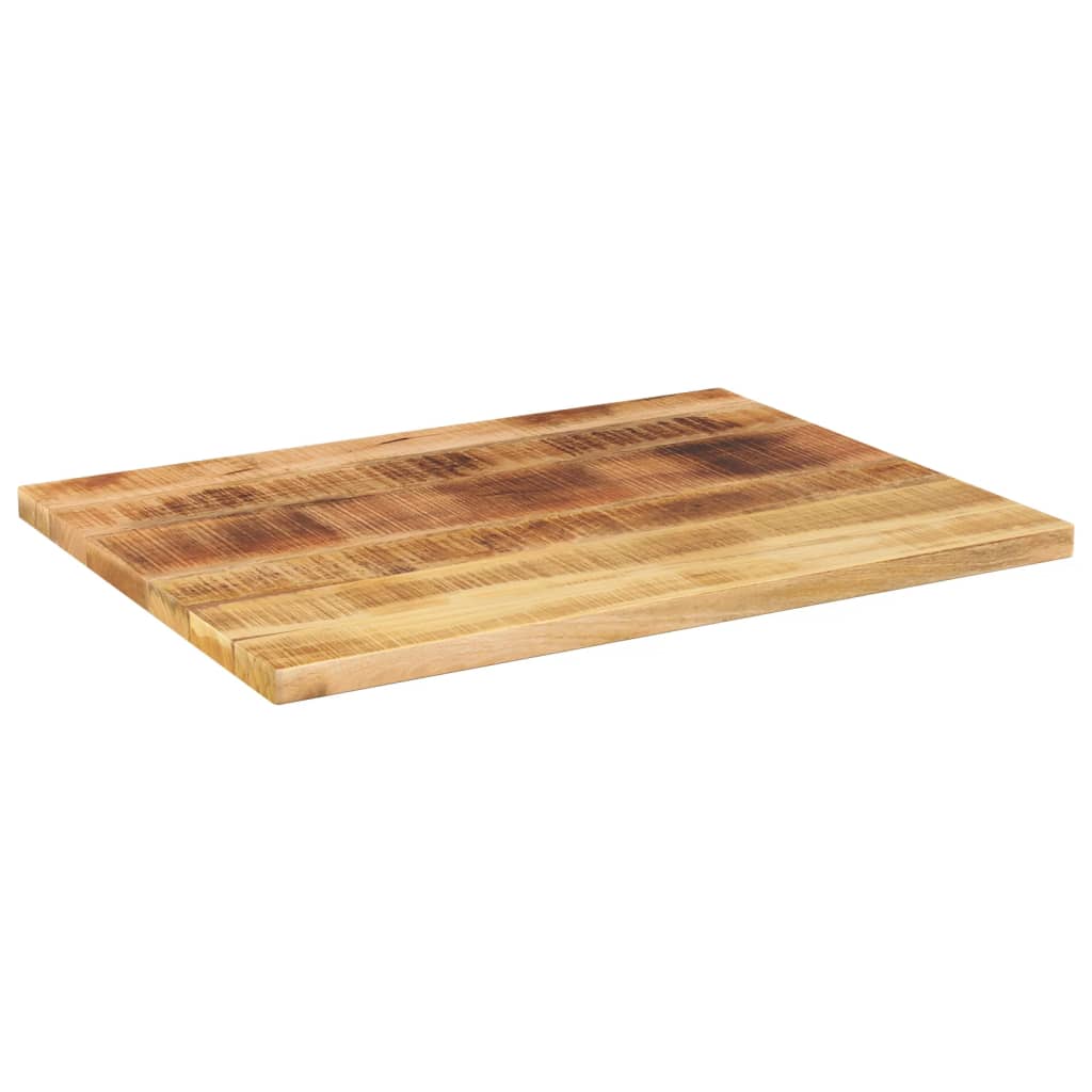 vidaXL Blat do stolika, 70x50x3,8 cm, prostokątny, surowe drewno mango