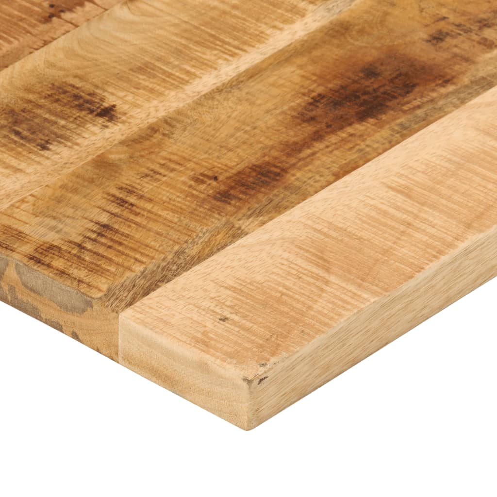 vidaXL Blat do stolika, 70x50x3,8 cm, prostokątny, surowe drewno mango