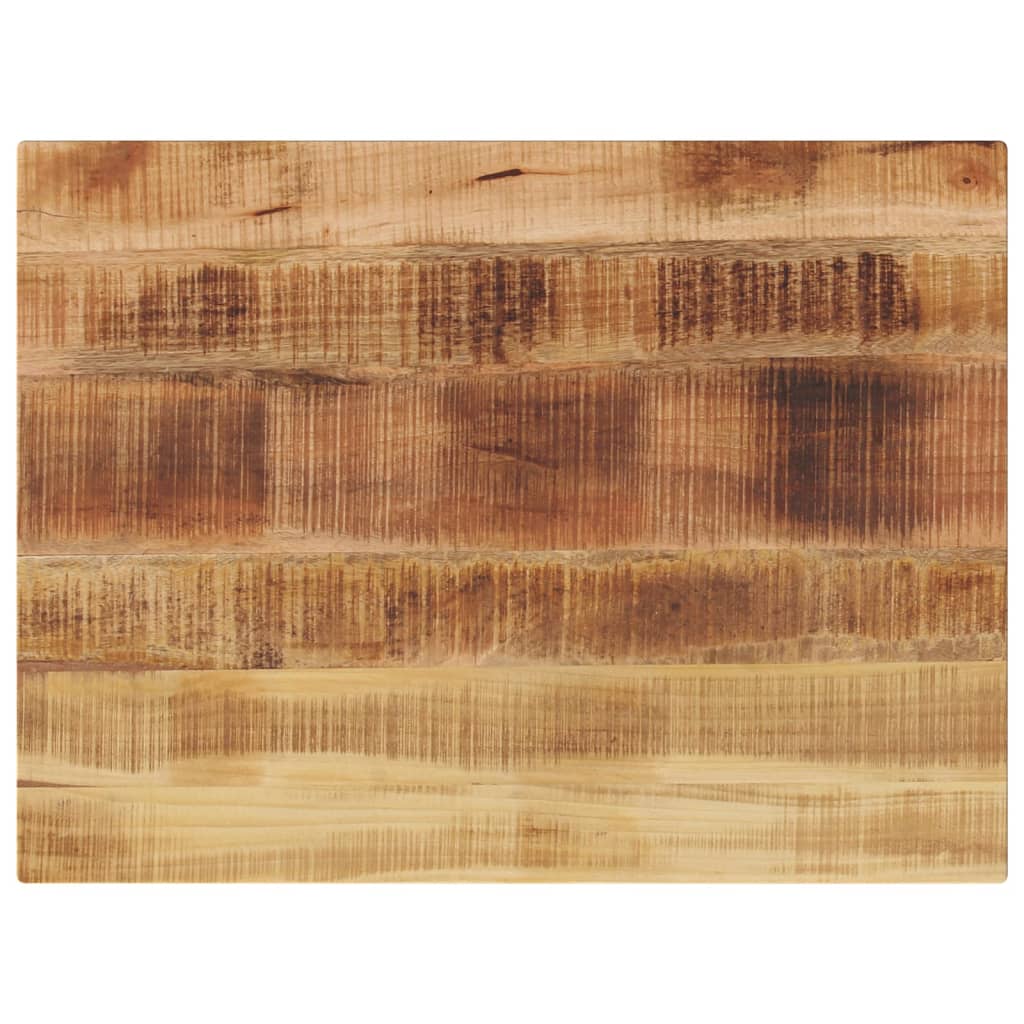 vidaXL Blat do stolika, 70x60x3,8 cm, prostokątny, surowe drewno mango