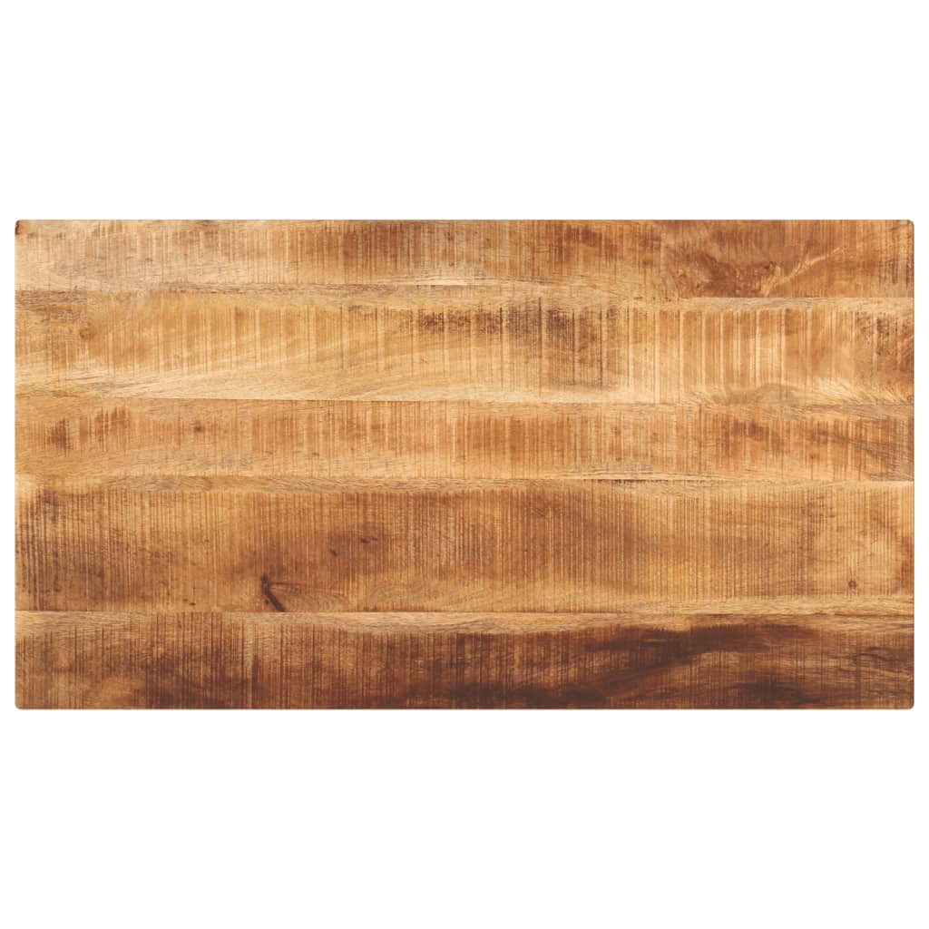 vidaXL Blat do stołu, 100x60x3,8 cm, prostokątny, surowe drewno mango