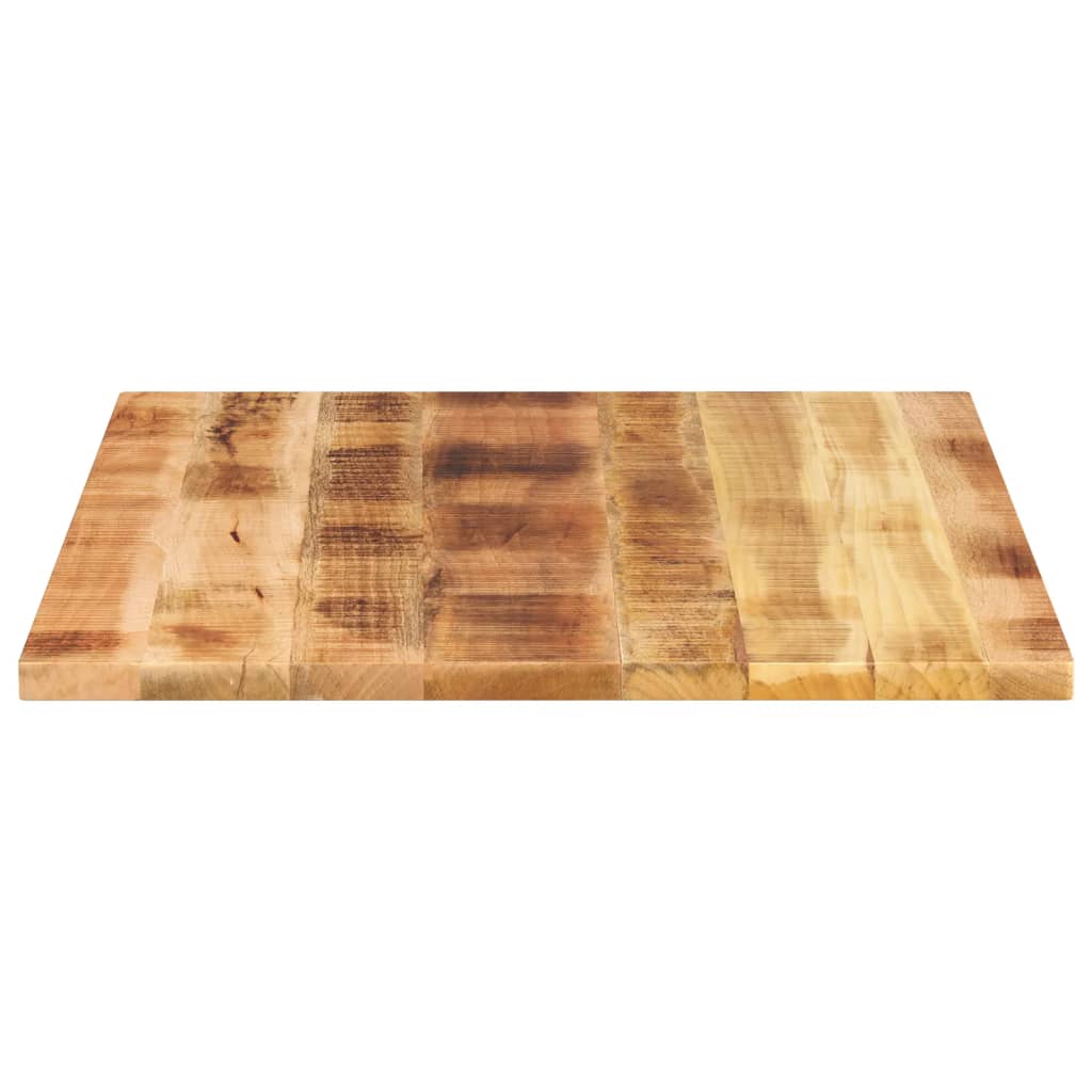 vidaXL Blat do stolika, 90x80x3,8 cm, prostokątny, surowe drewno mango