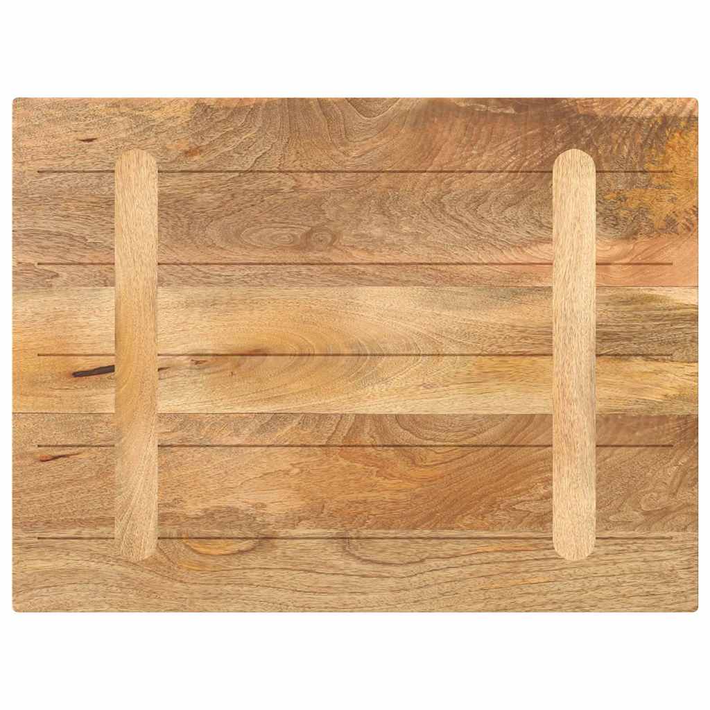 vidaXL Blat stołu, 90x70x2,5 cm, prostokątny, lite drewno mango