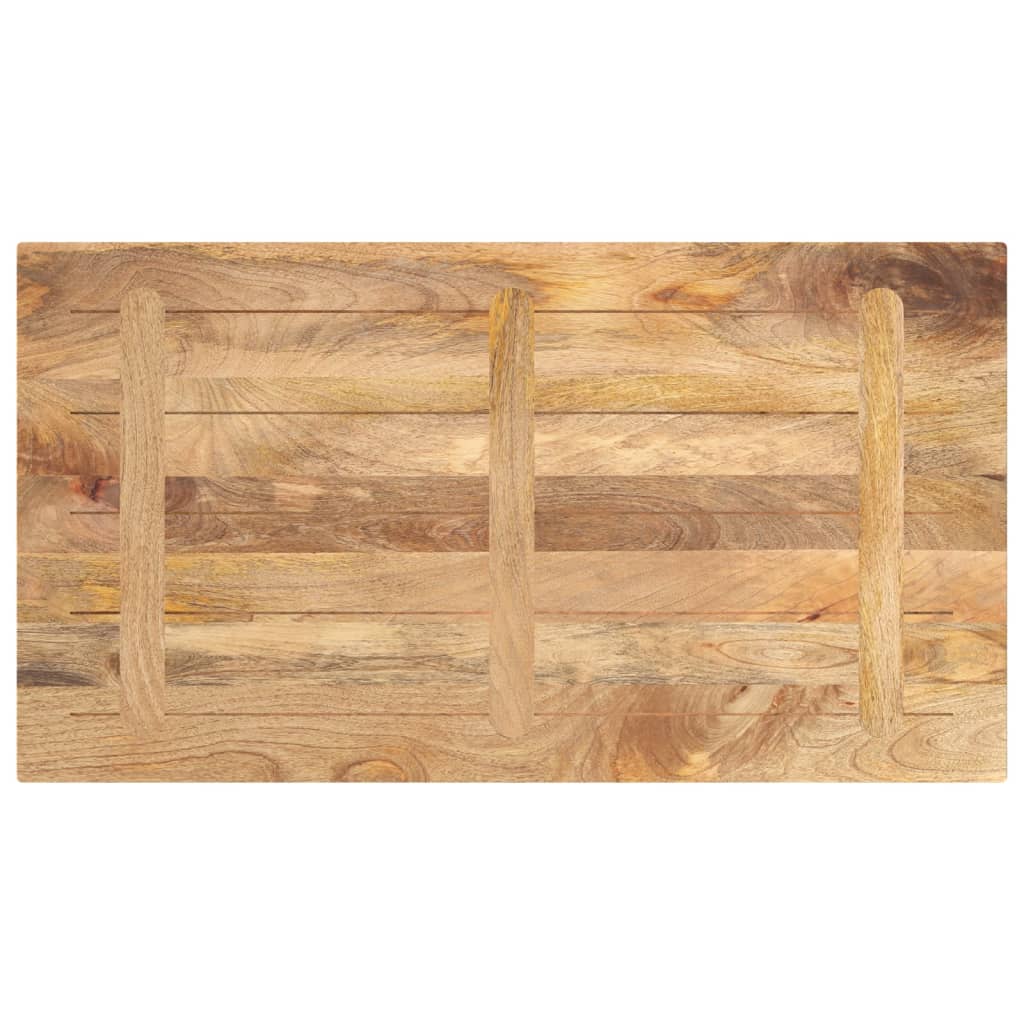 vidaXL Blat stołu, 100x70x2,5 cm, prostokątny, lite drewno mango