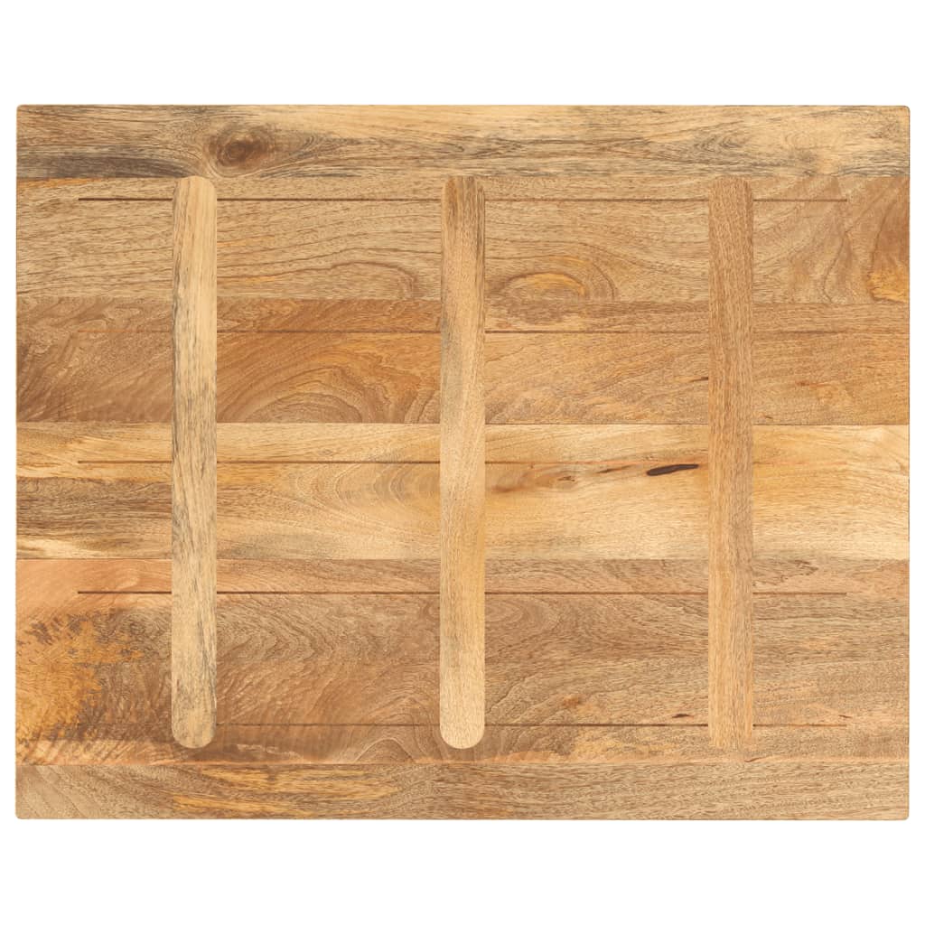vidaXL Blat stołu, 90x80x2,5 cm, prostokątny, lite drewno mango